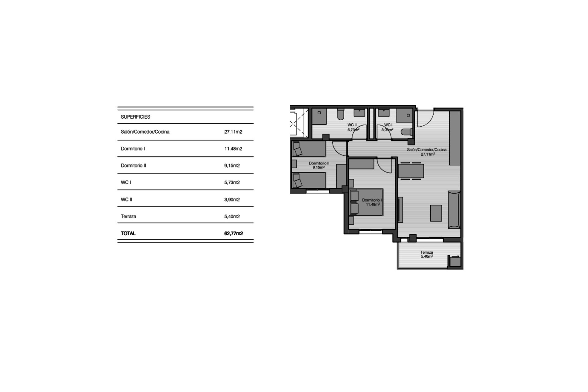 Återförsäljning - Apartment -
San Miguel de Salinas - Inland