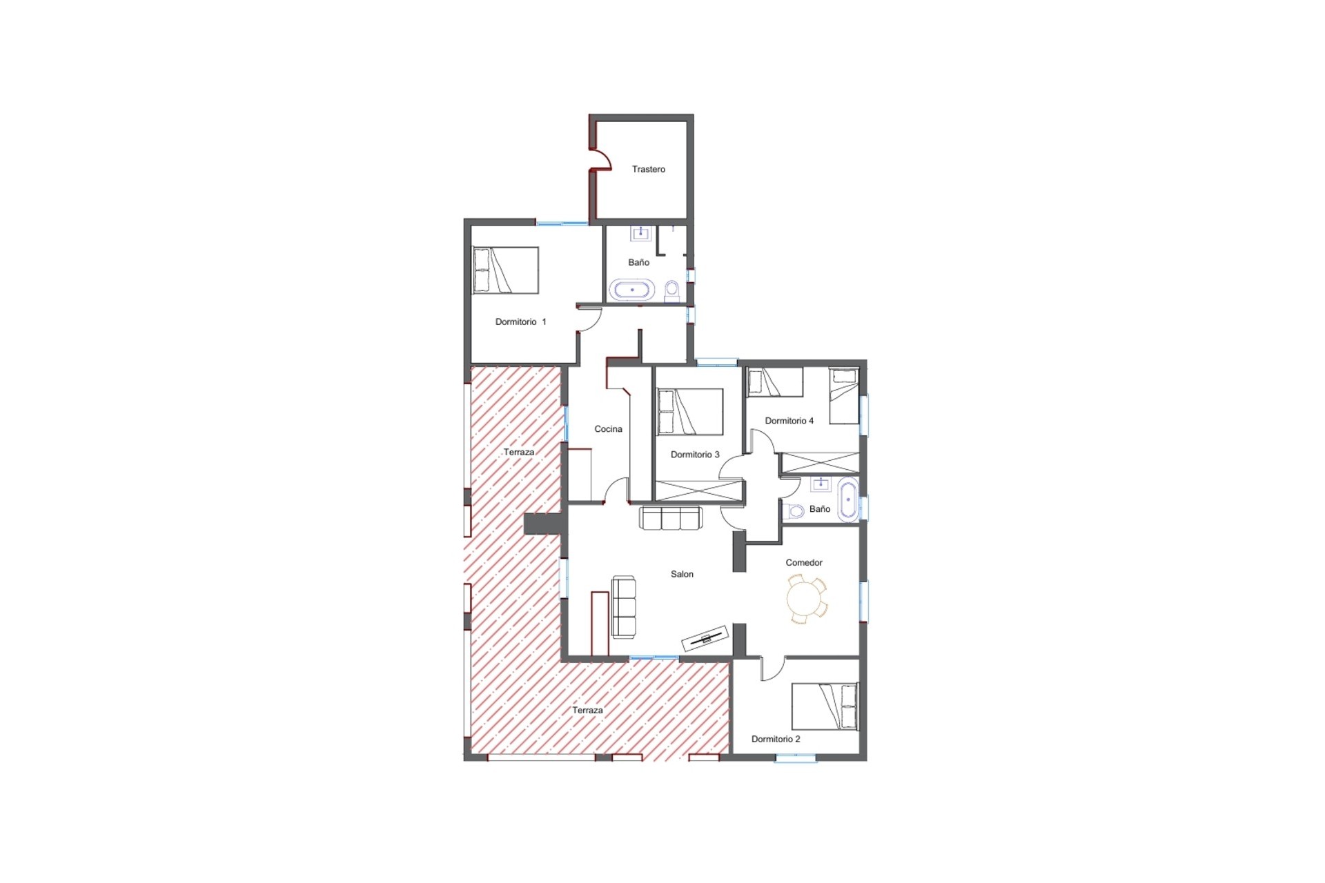 Återförsäljning - Villa -
Los Balcones - Costa Blanca