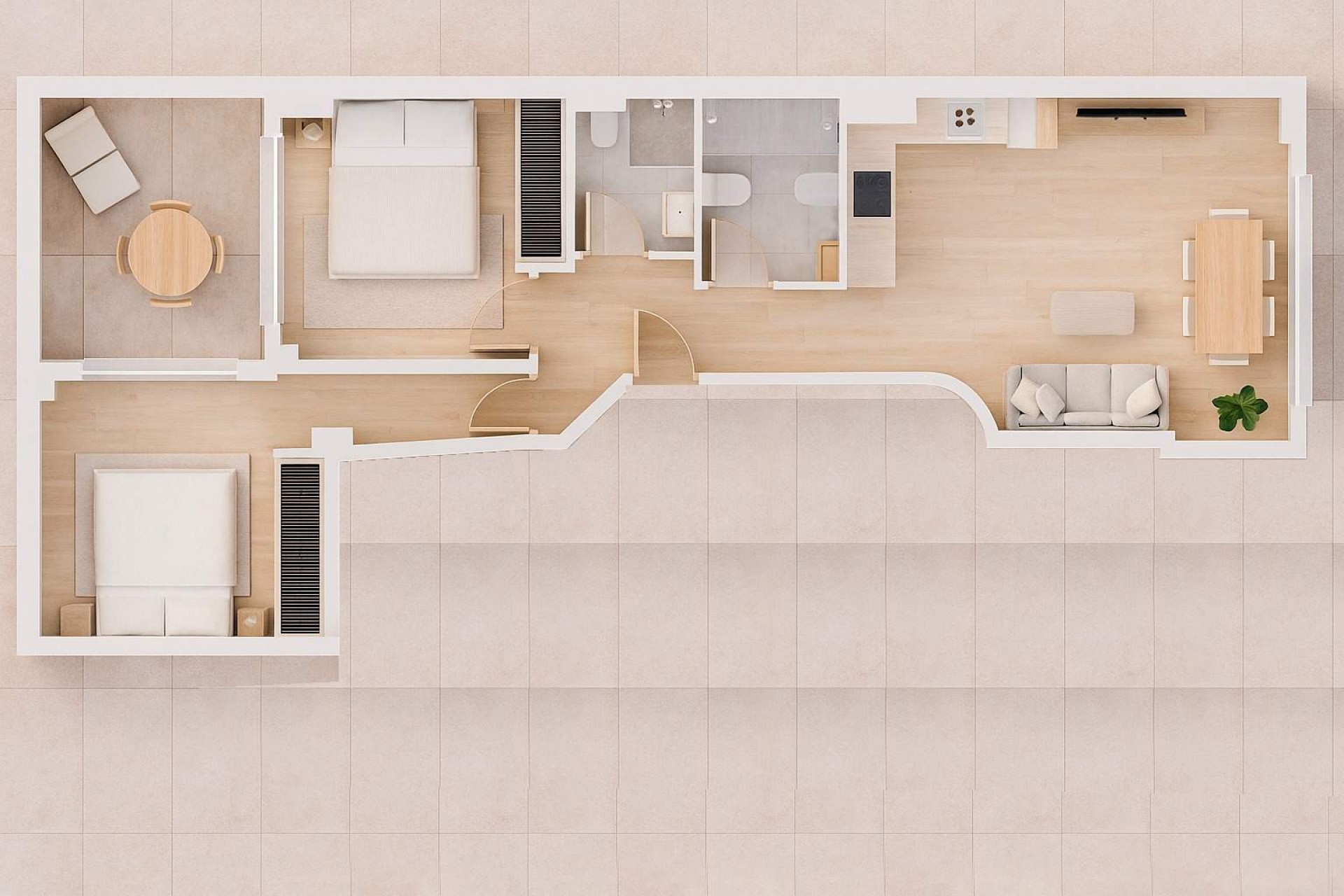 Brukt - Apartment -
Alicante - Carolinas Bajas