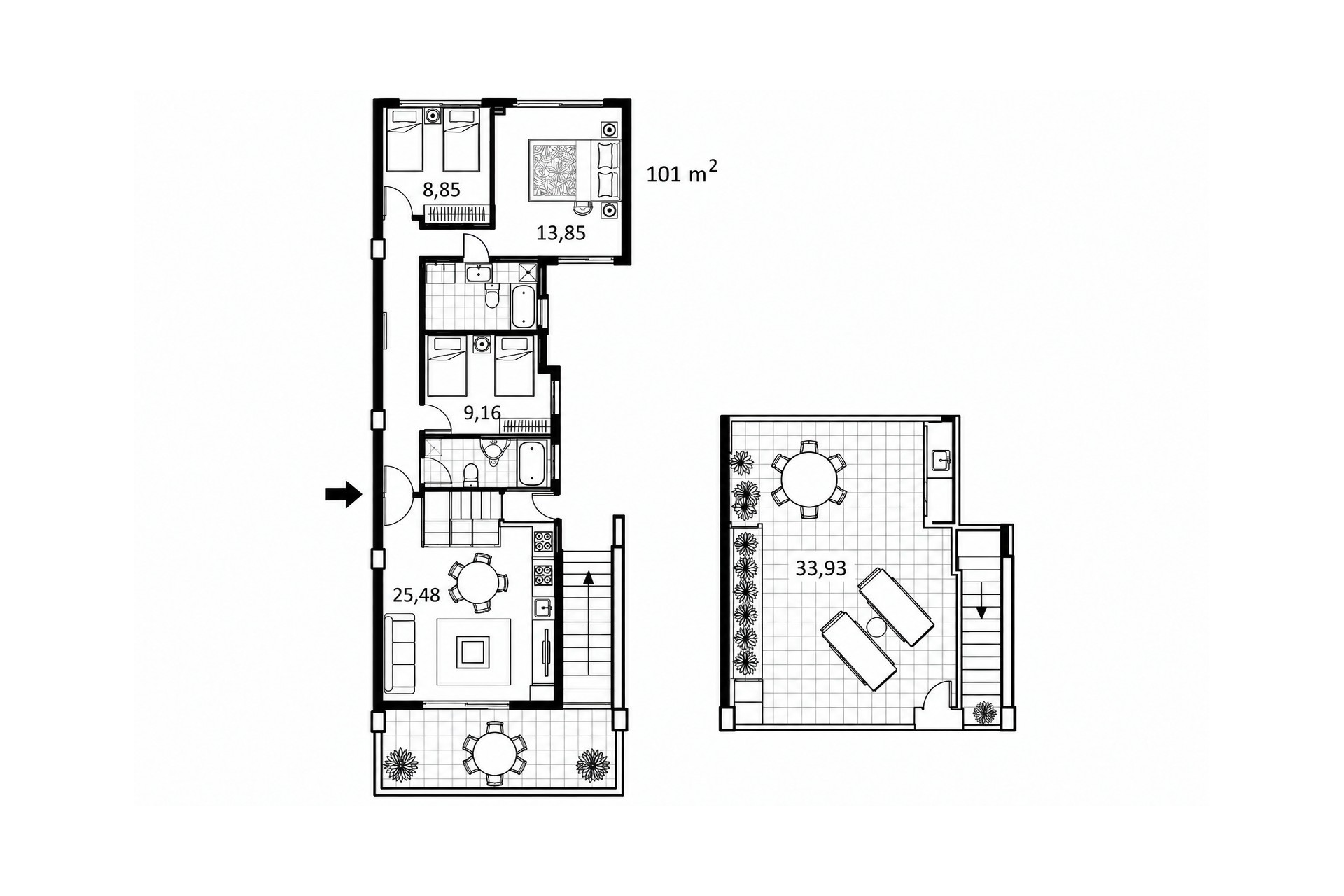 Brukt - Apartment -
Almoradí - Inland