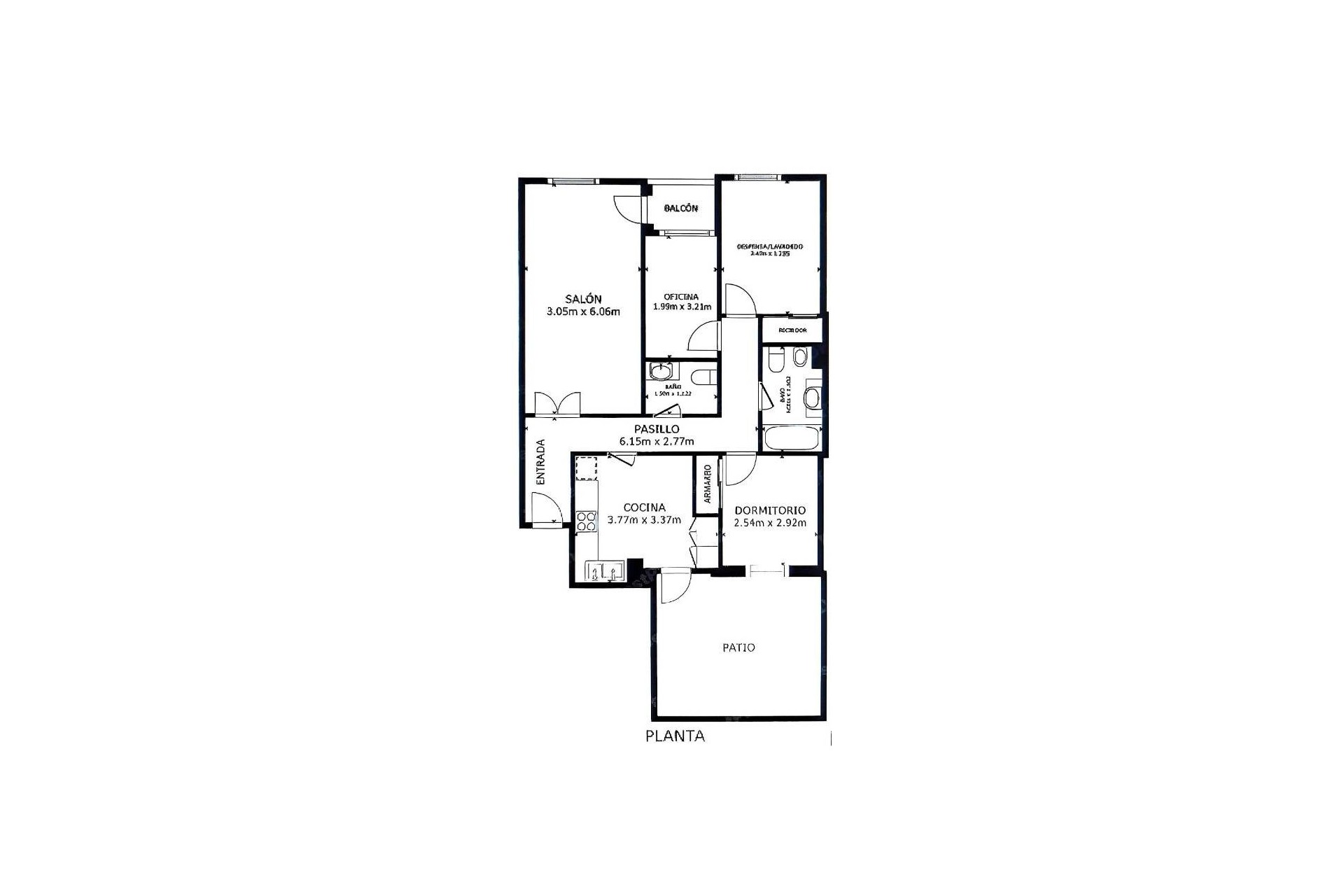 Brukt - Apartment -
Murcia - San Benito-patiño