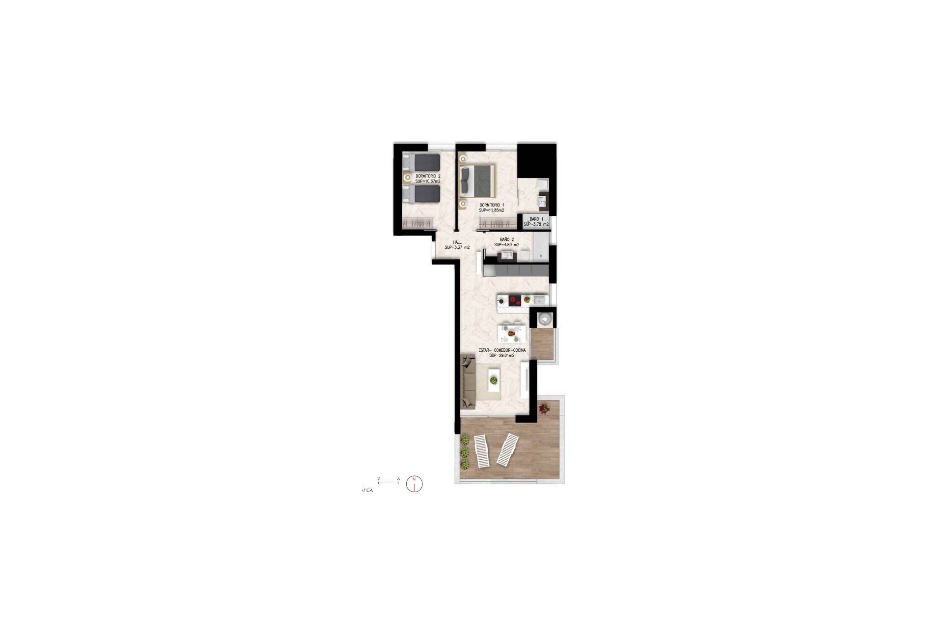 Brukt - Apartment -
Orihuela - Inland