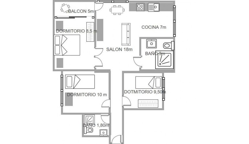 Brukt - Apartment -
San Pedro del Pinatar - Lo Pagan