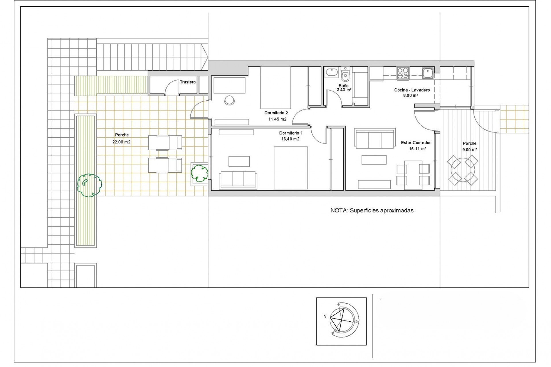 Brukt - Bungalow -
Villamartin - Costa Blanca