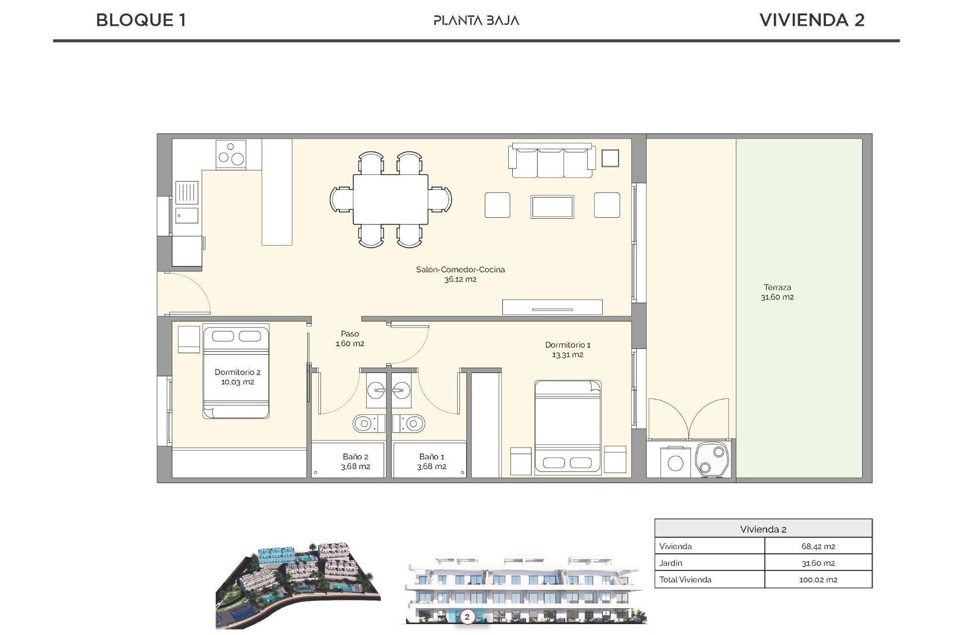 New Build - Apartment -
Finestrat - Golf Piug Campana