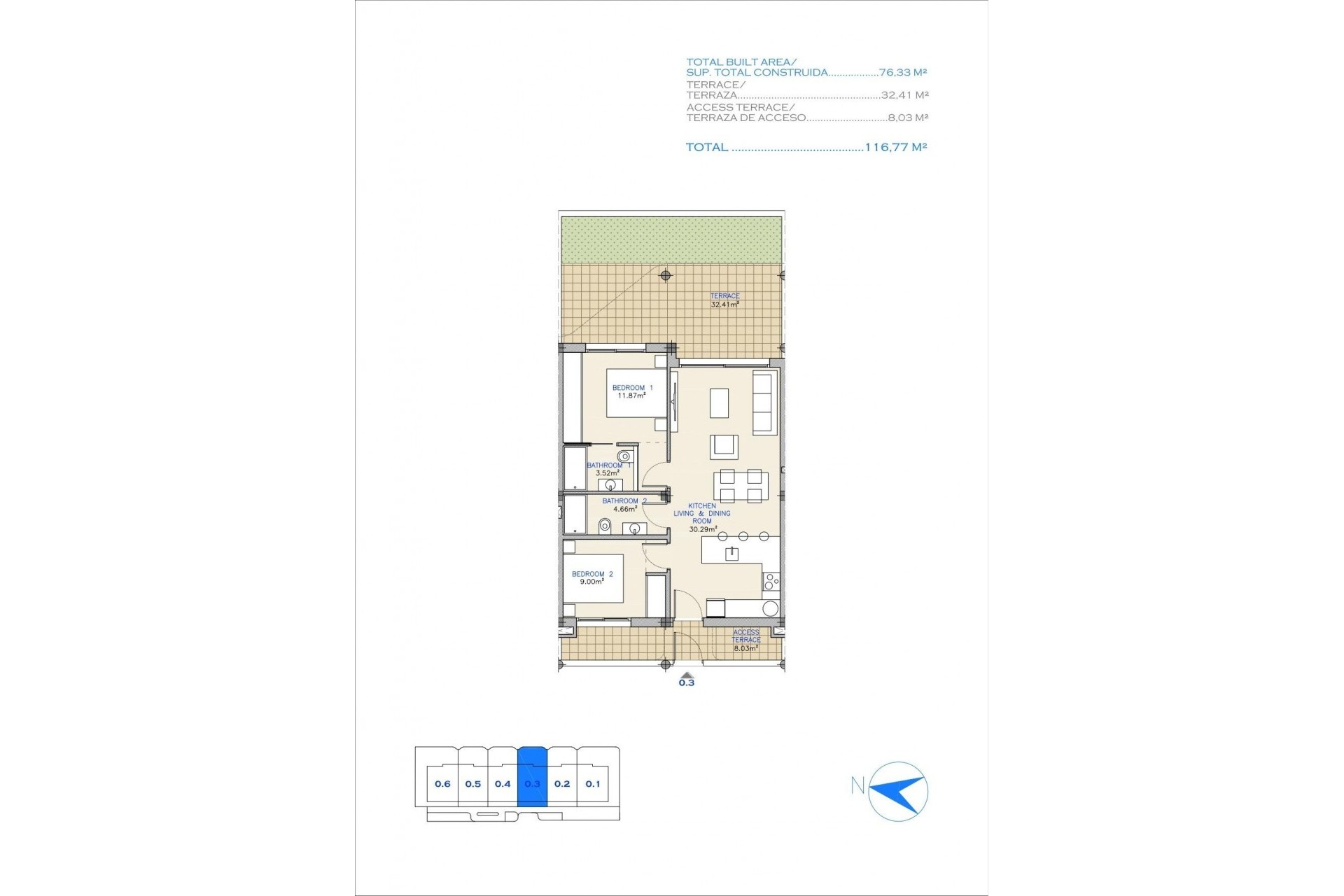 New Build - Apartment -
Los Alcazares - Serena Golf