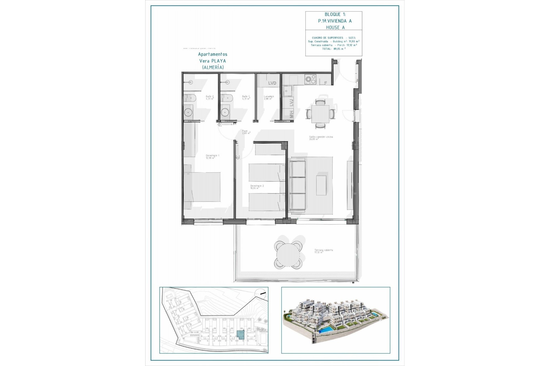 New Build - Apartment -
Vera - Pueblo Salinas