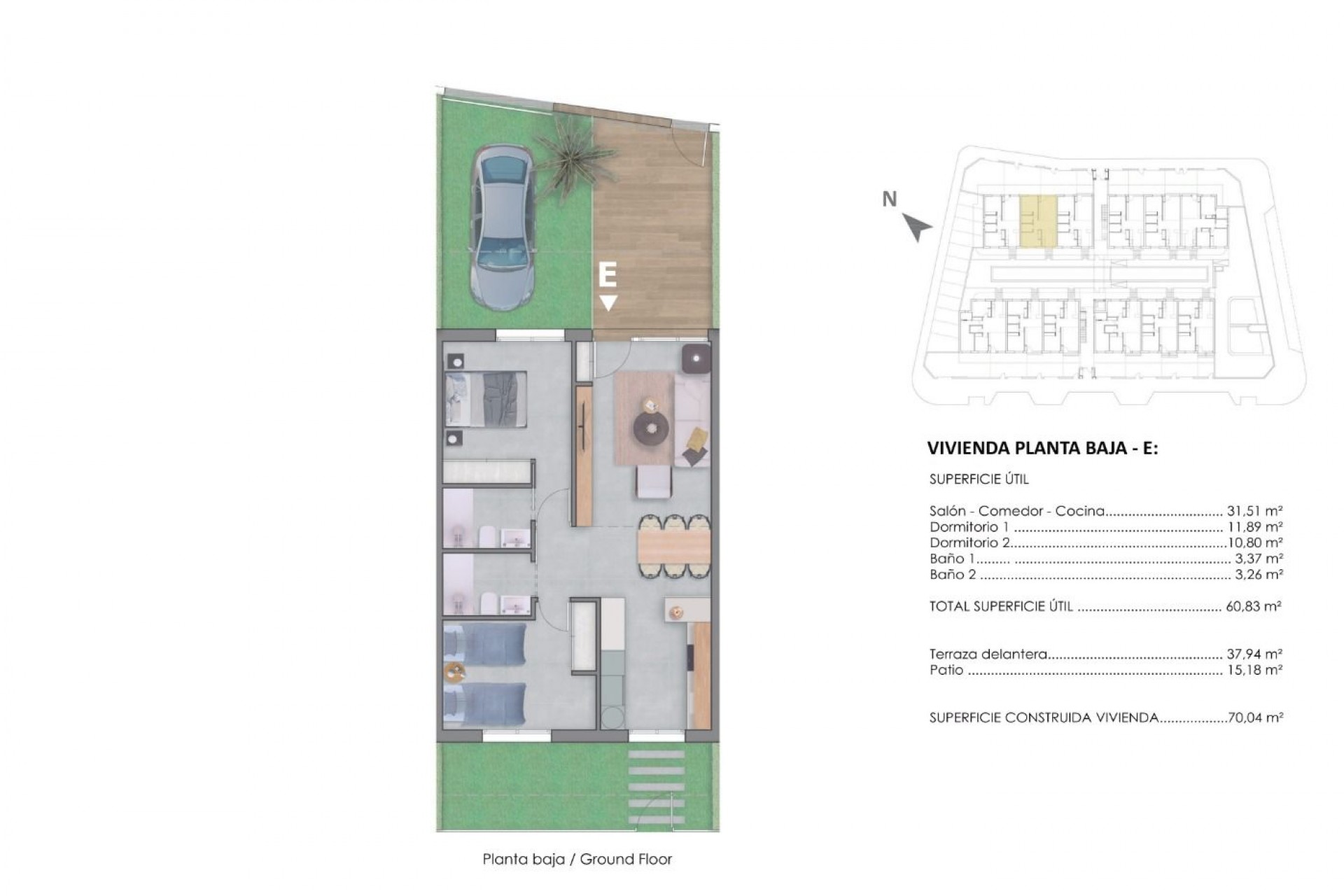 New Build - Bungalow -
Pilar de la Horadada - pueblo