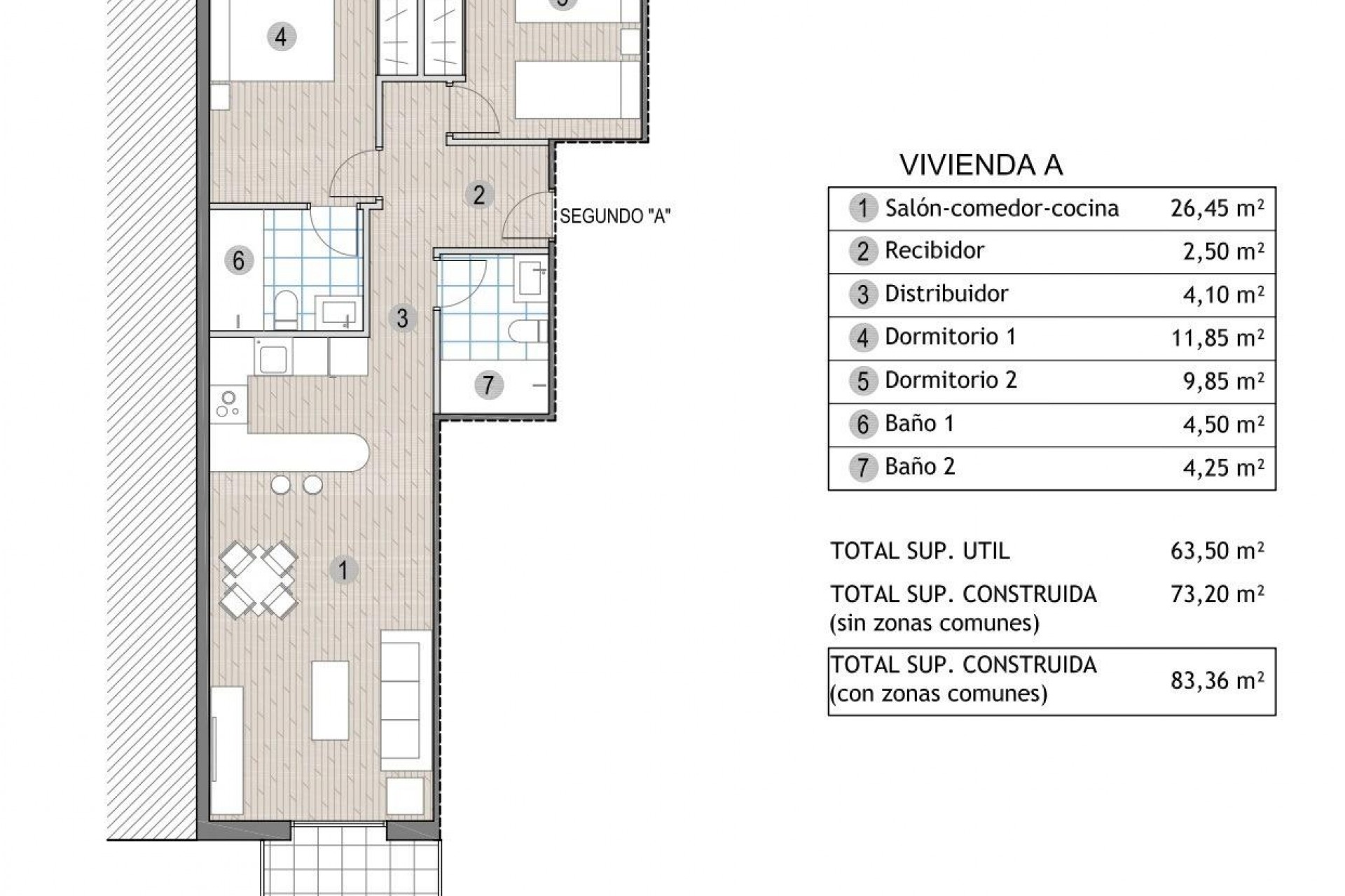 New Build - Penthouse -
Puerto de Mazarron - Playa del Puerto