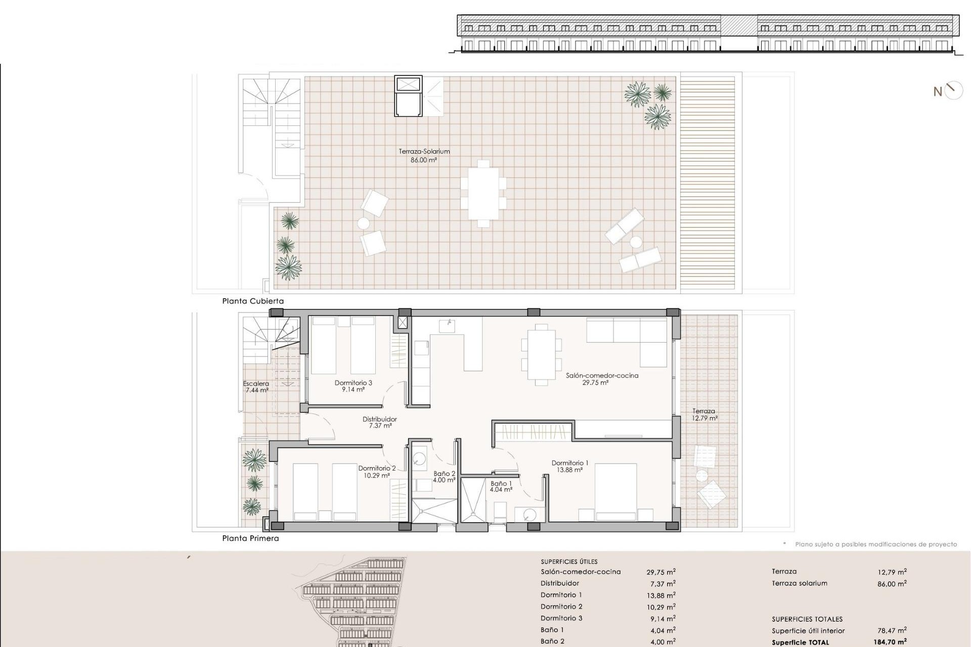 New Build - Penthouse -
Pulpi - Aguilón Golf