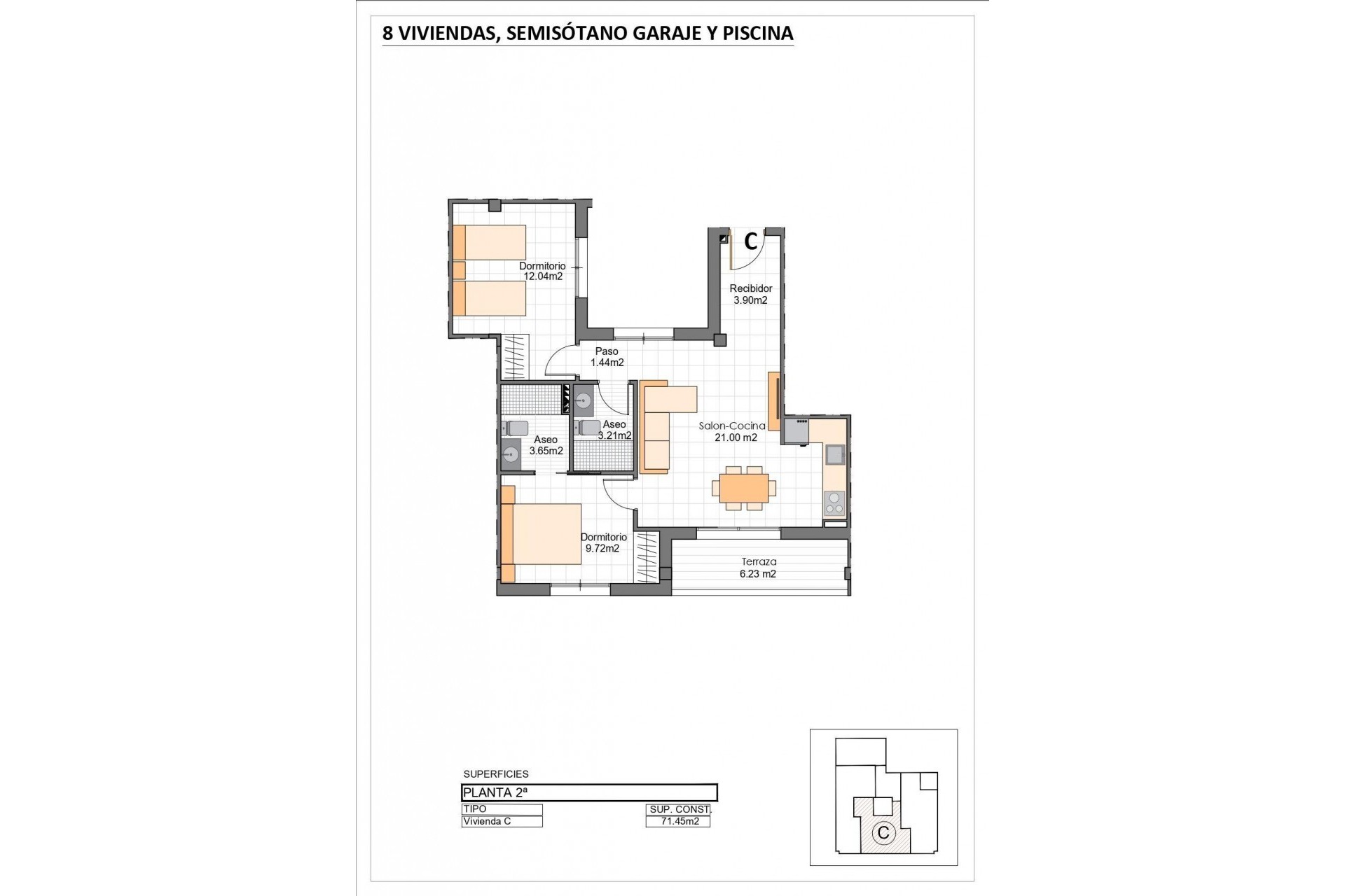 New Build - Penthouse -
San Pedro del Pinatar - Lo Pagan