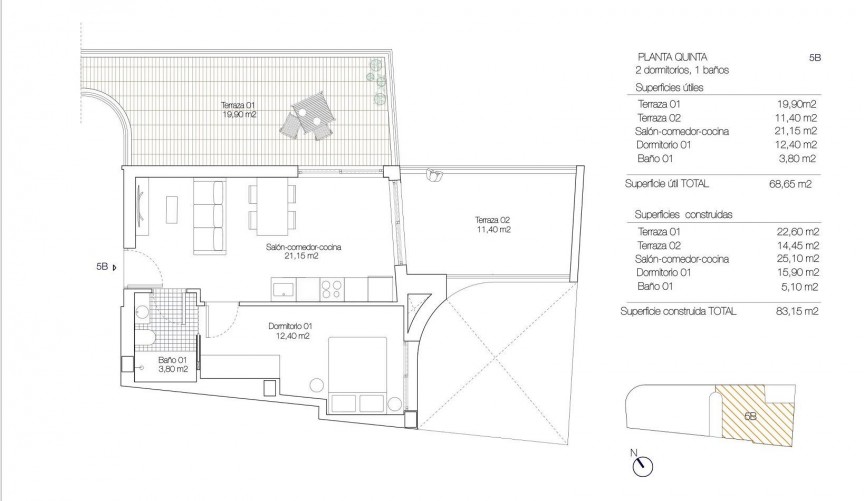 New Build - Penthouse -
Torrevieja - Playa de los Locos