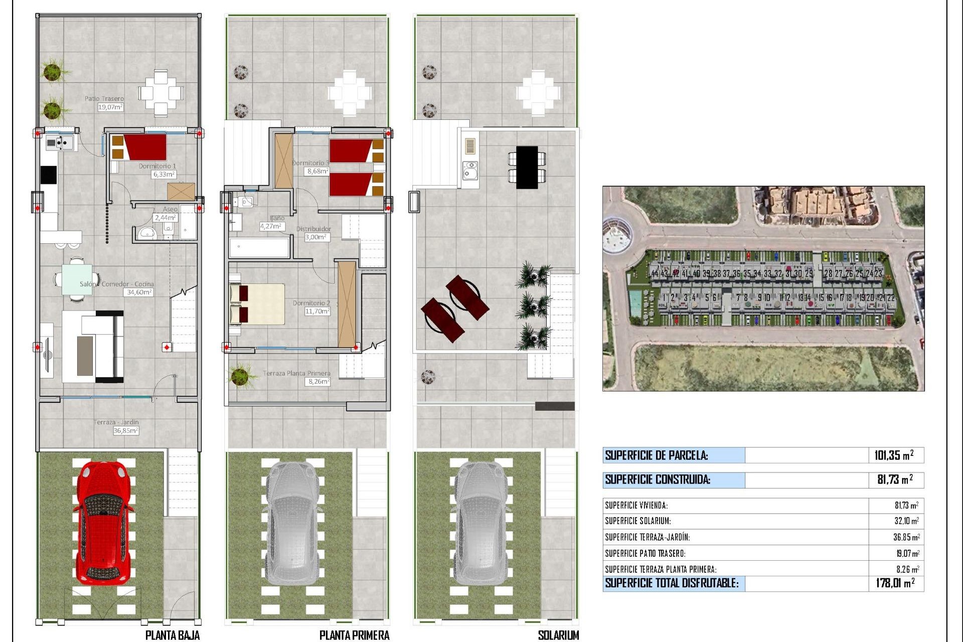 New Build - Town House -
Cox - Sin Zona