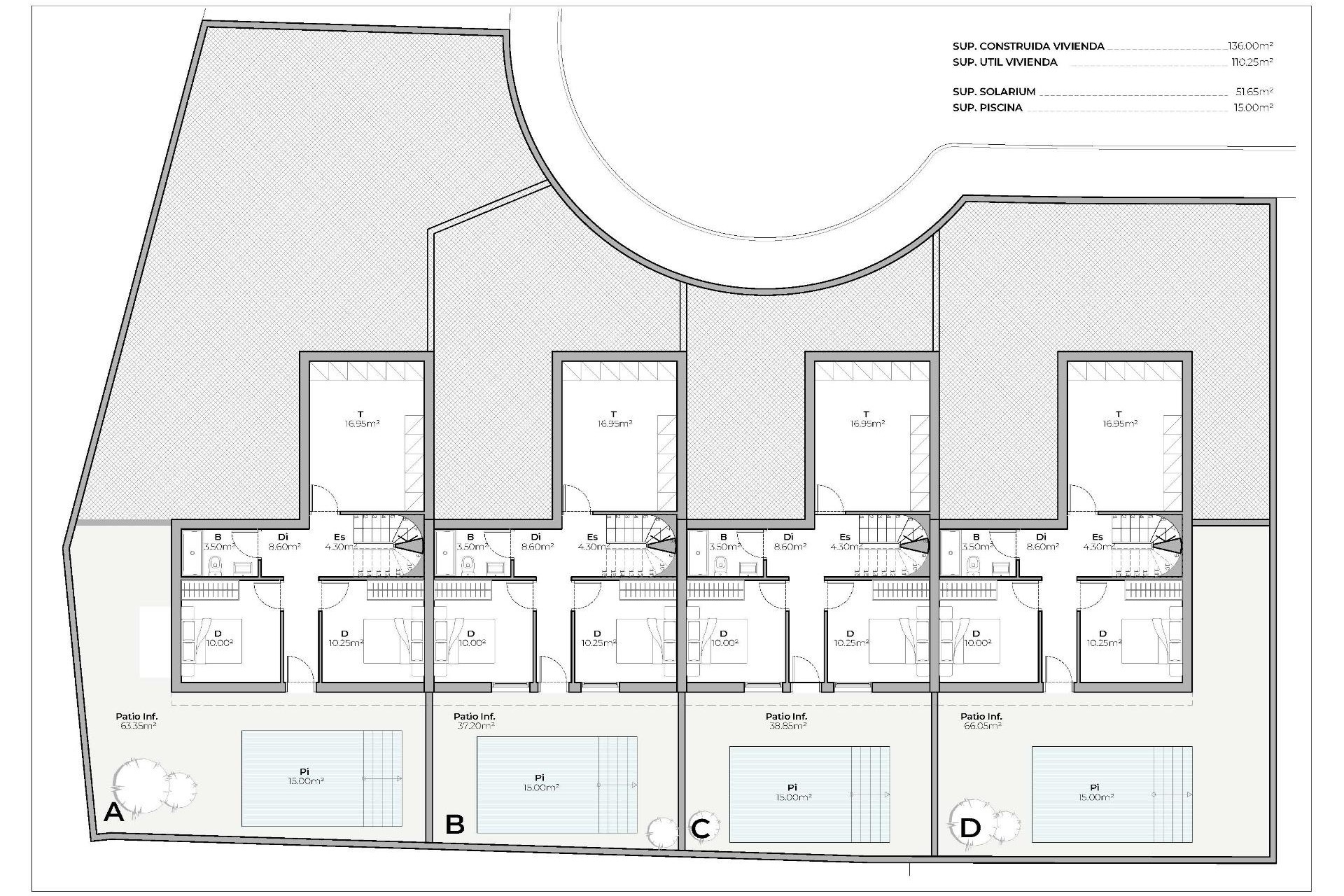 New Build - Town House -
Mazarron - Country Club