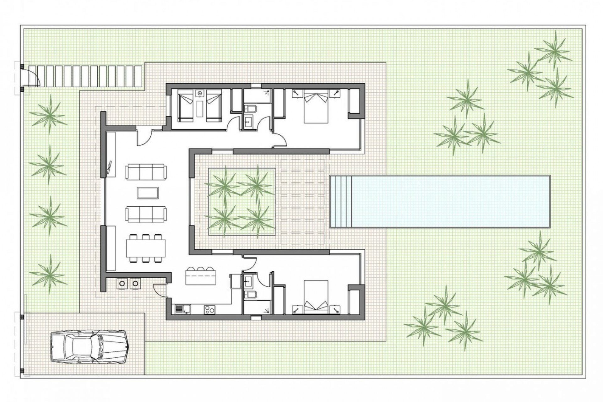 New Build - Villa -
Benijofar - Polideportivo