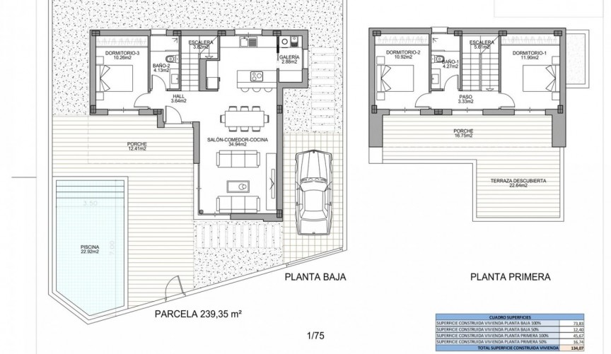 New Build - Villa -
Benijofar - Polideportivo