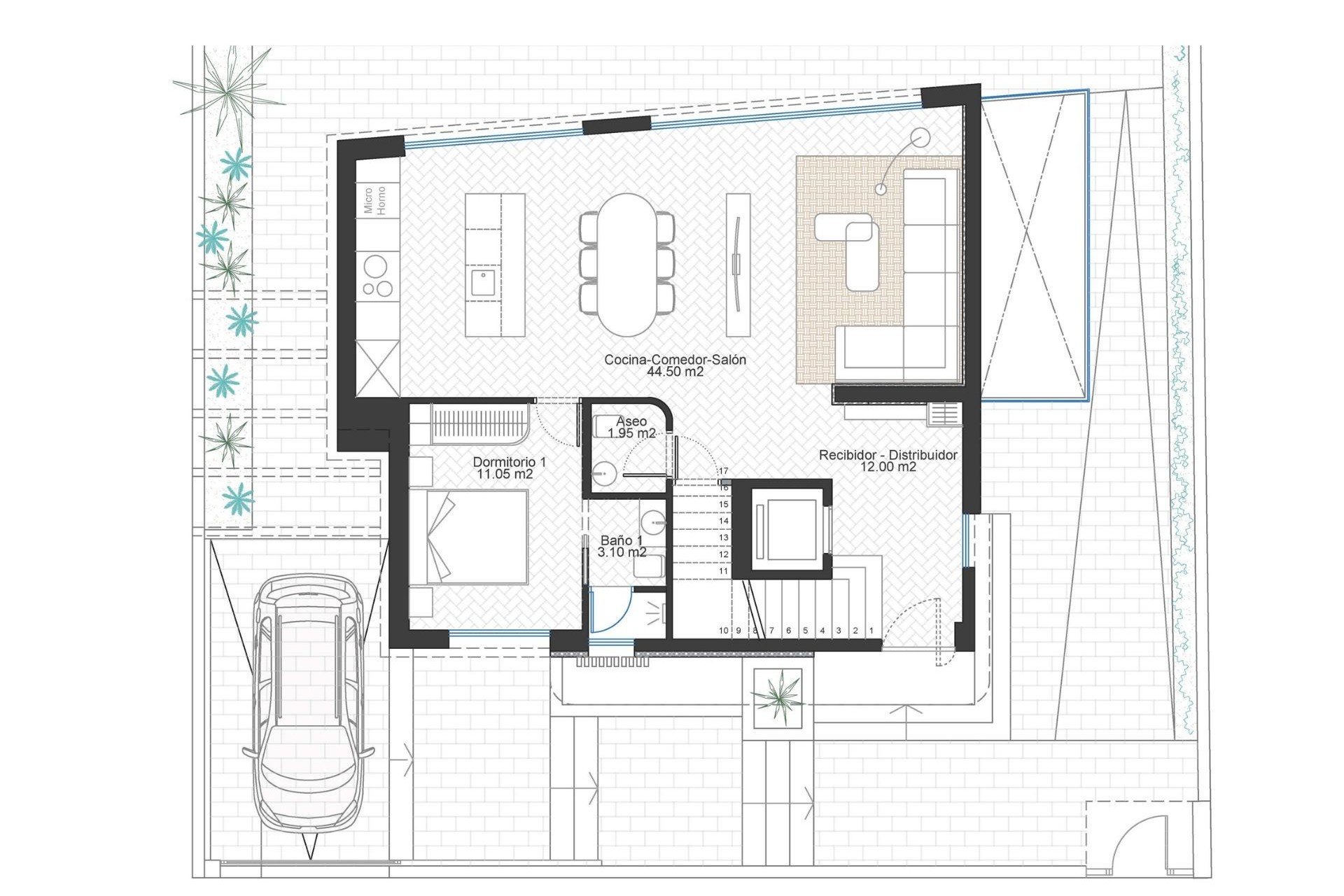 New Build - Villa -
Cabo de Palos - Cala Flores