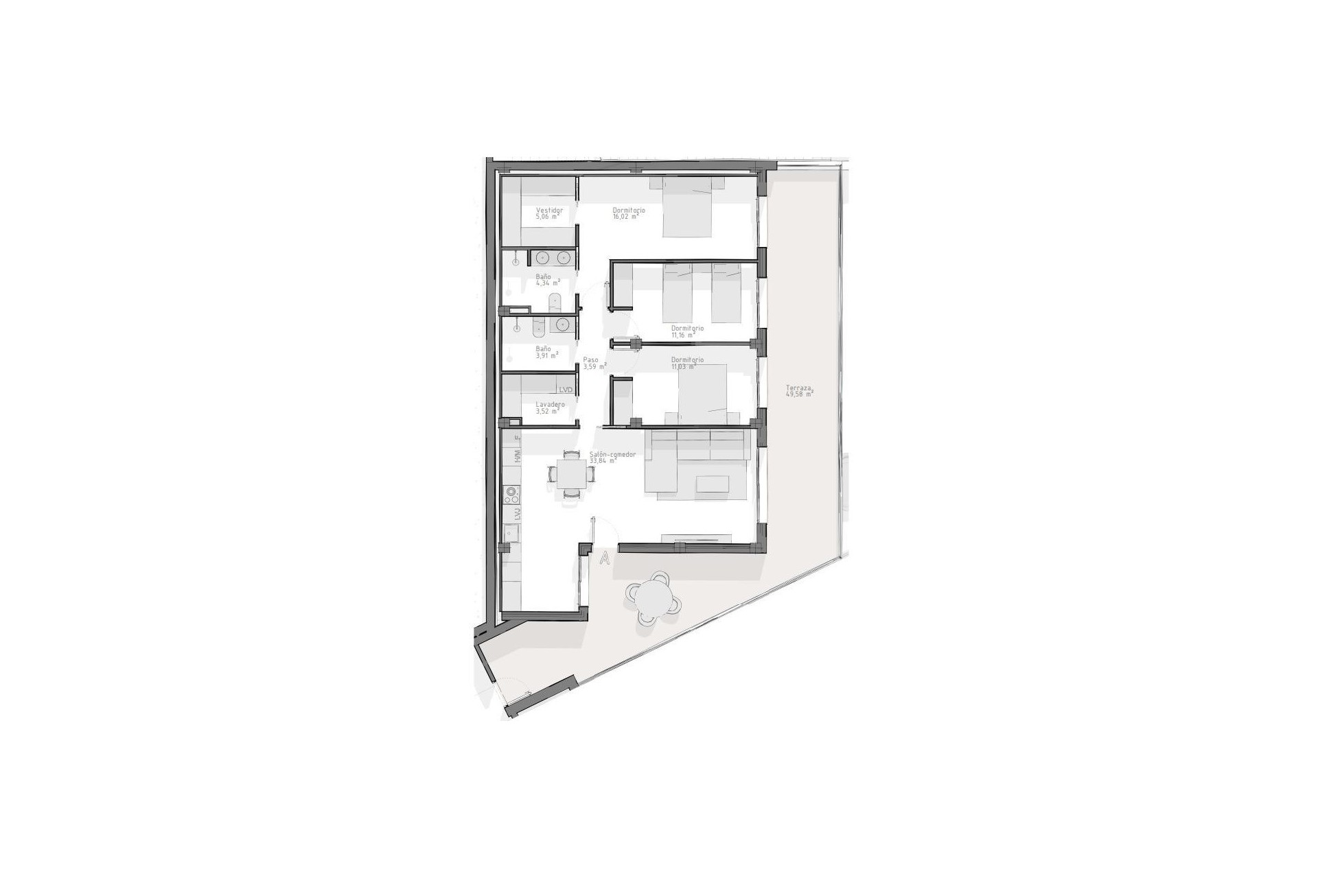 Nybygg - Apartment -
Aguilas - Playa del Hornillo