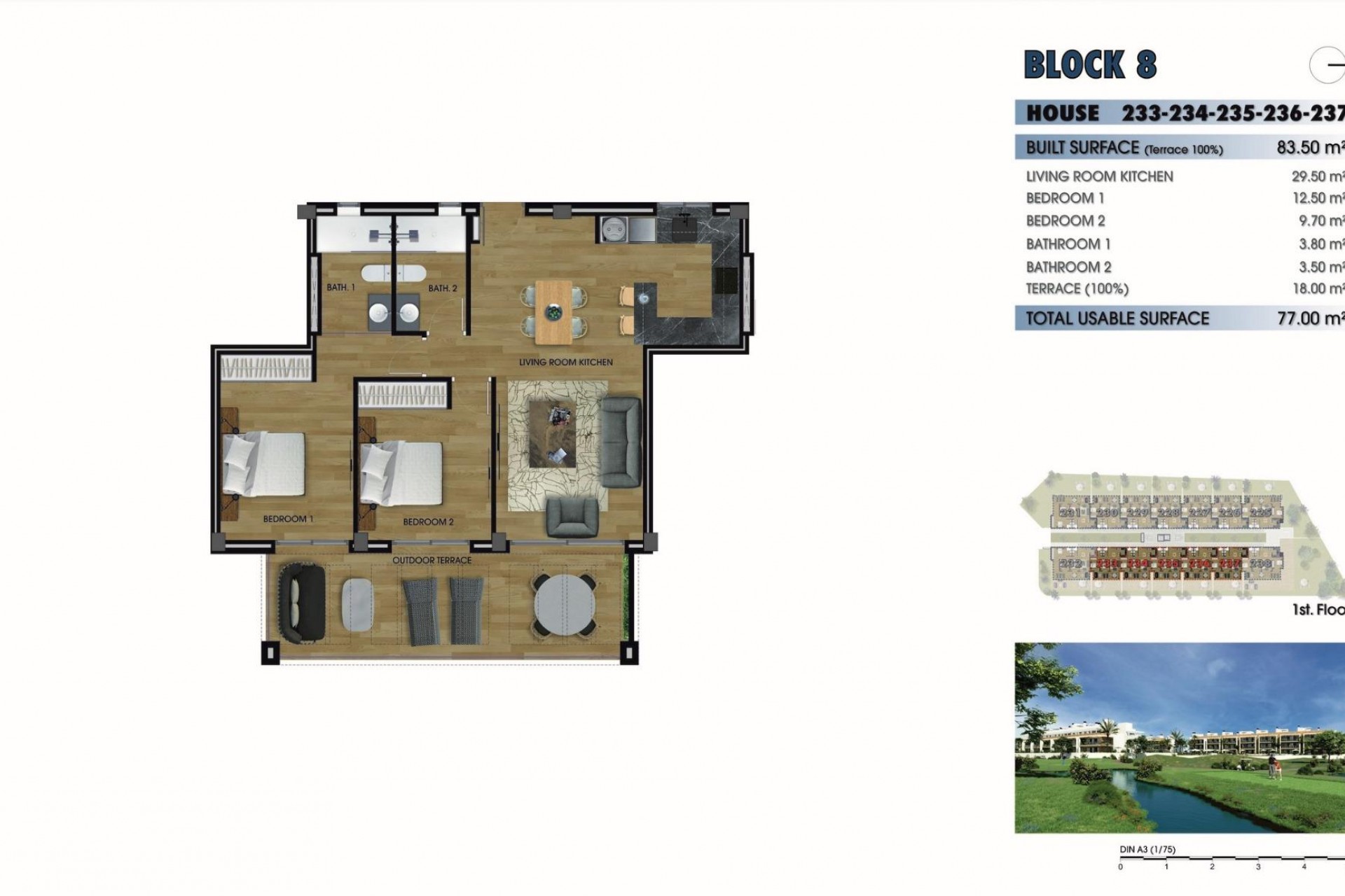 Nybygg - Apartment -
Los Alcazares - La Serena Golf