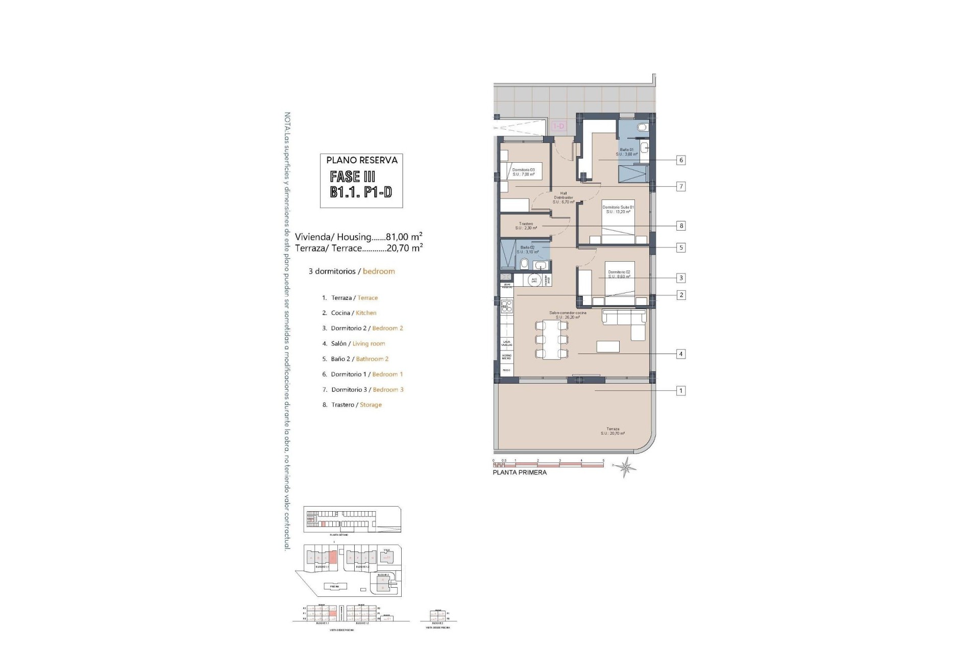 Nybygg - Apartment -
Los Alcazares - La Serena Golf