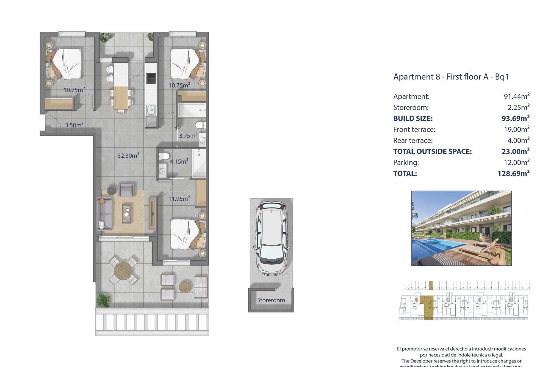 Nybygg - Apartment -
Los Alcazares - Los Narejos