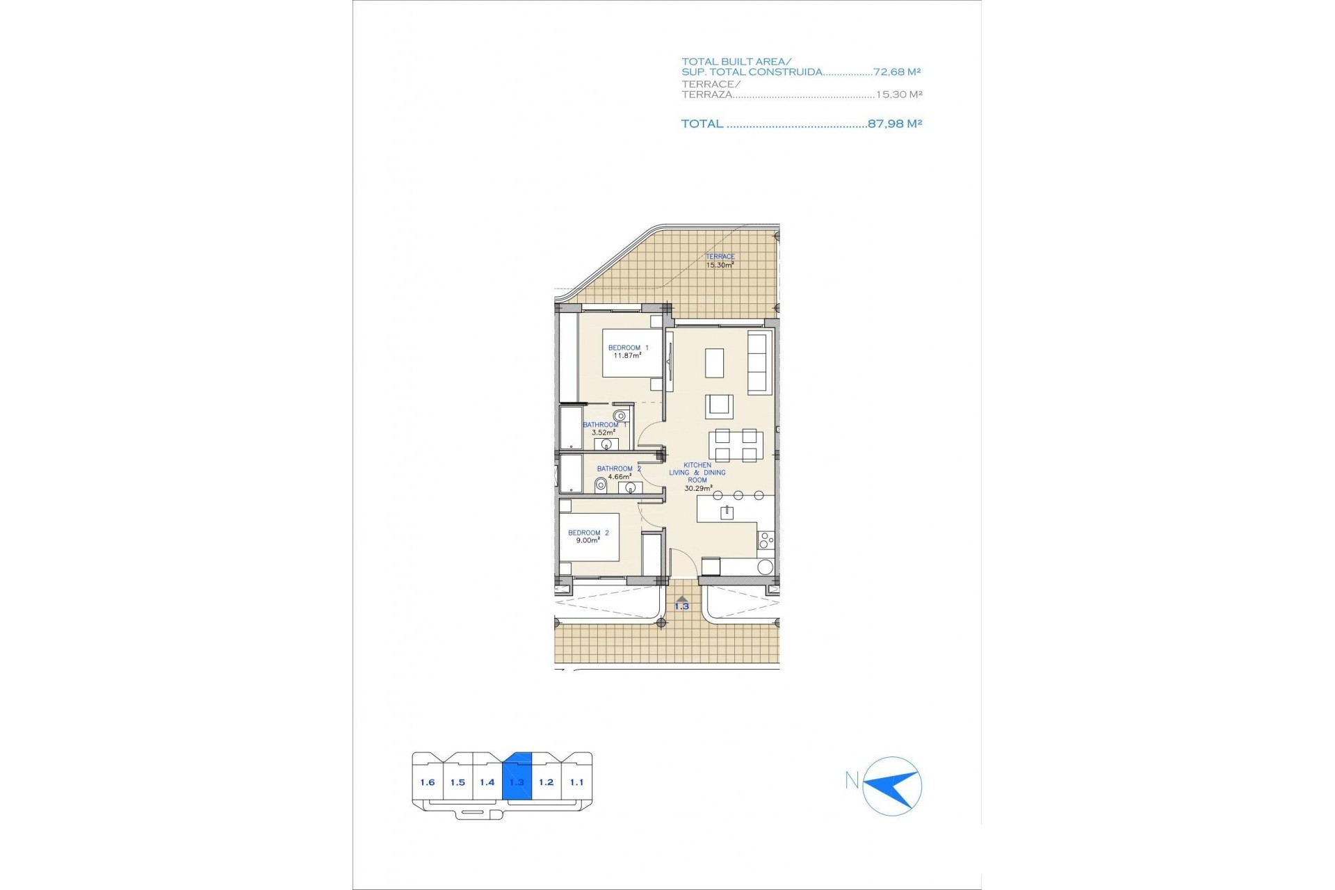 Nybygg - Apartment -
Los Alcazares - Serena Golf