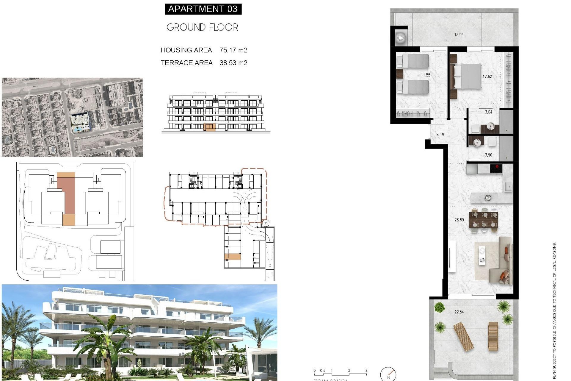 Nybygg - Apartment -
Orihuela Costa - Lomas de Cabo Roig