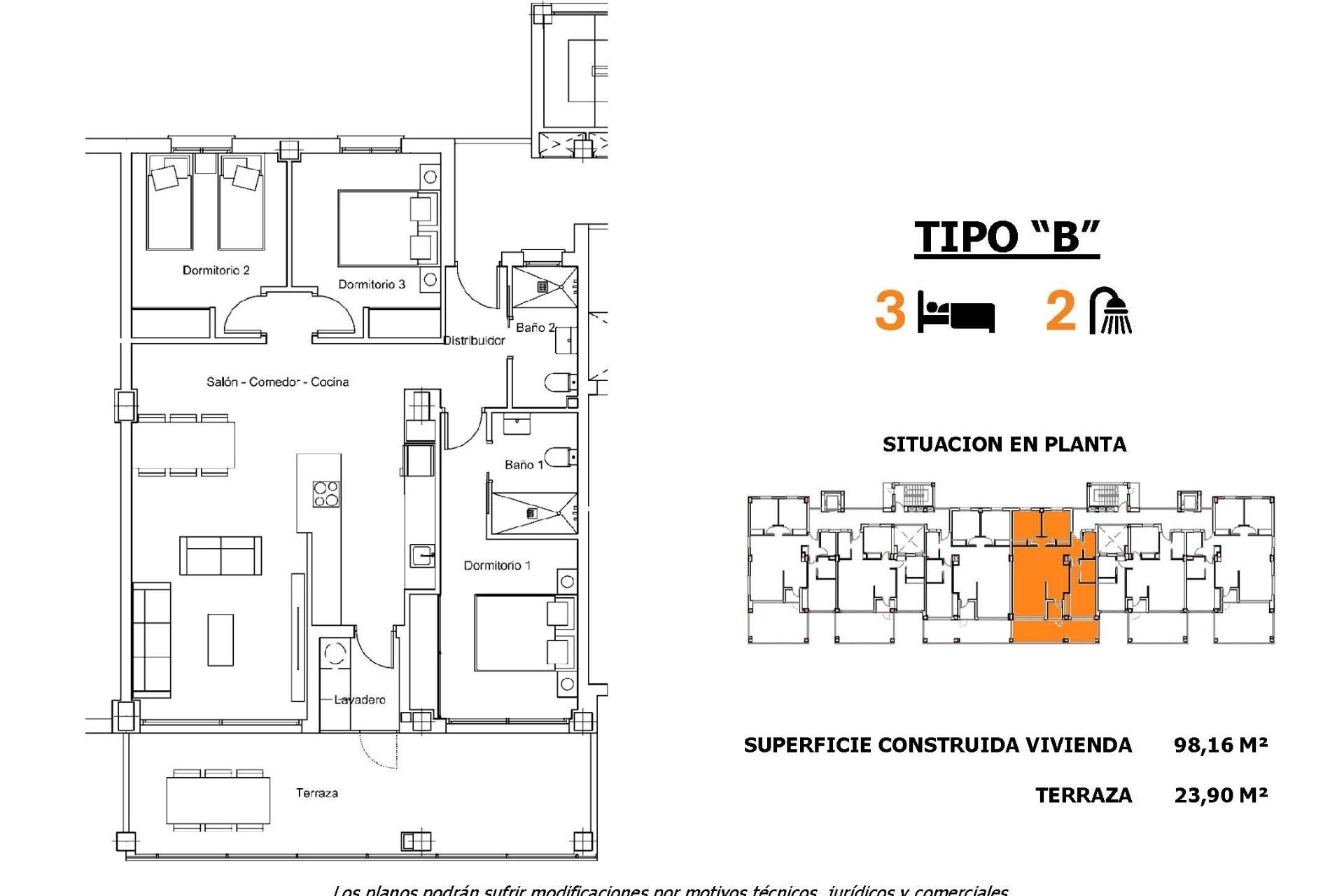 Nybygg - Apartment -
San Miguel de Salinas - Pueblo