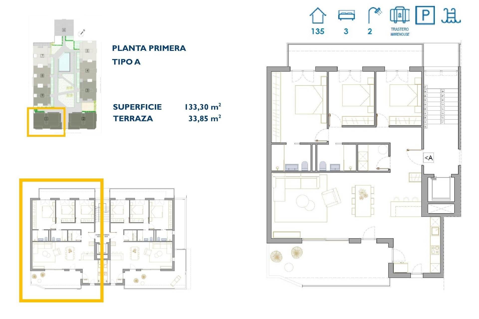 Nybygg - Apartment -
San Pedro del Pinatar - Pueblo