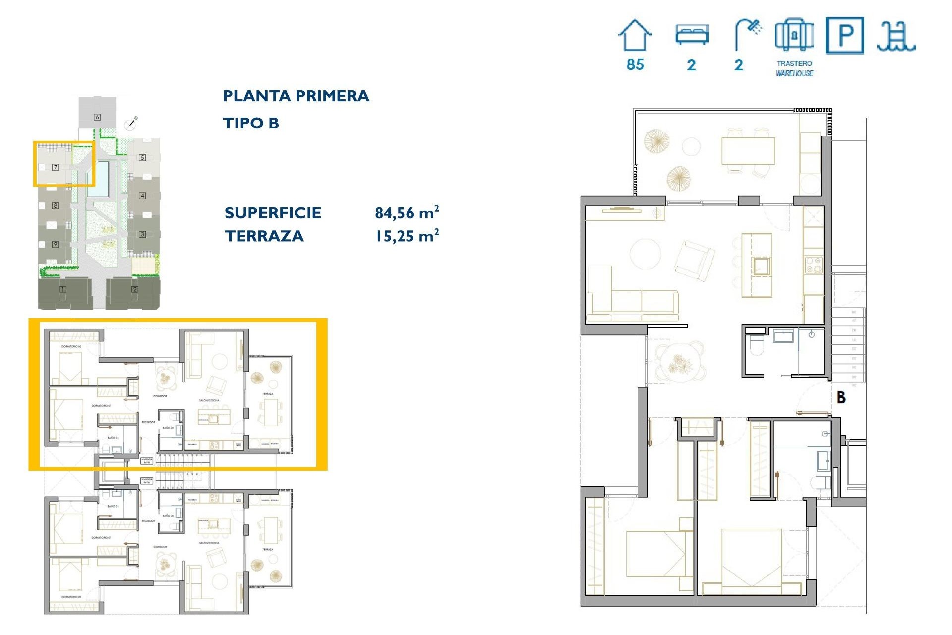 Nybygg - Apartment -
San Pedro del Pinatar - Pueblo