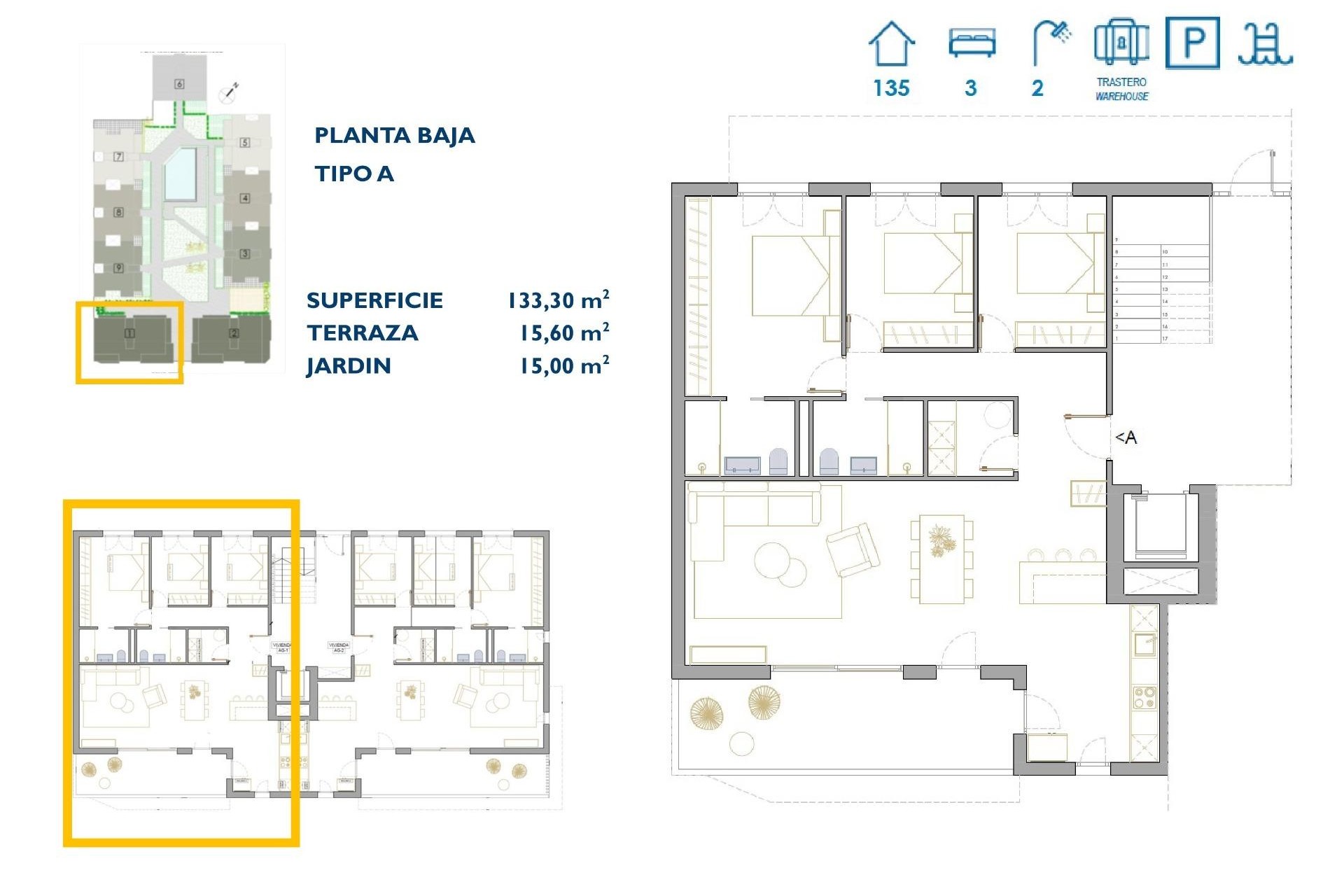 Nybygg - Apartment -
San Pedro del Pinatar - Pueblo