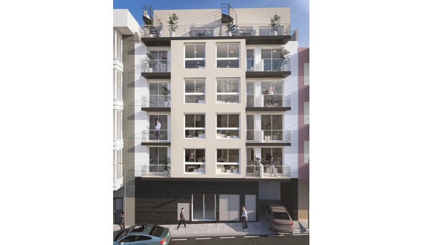 Nybygg - Apartment -
Torrevieja - Centro