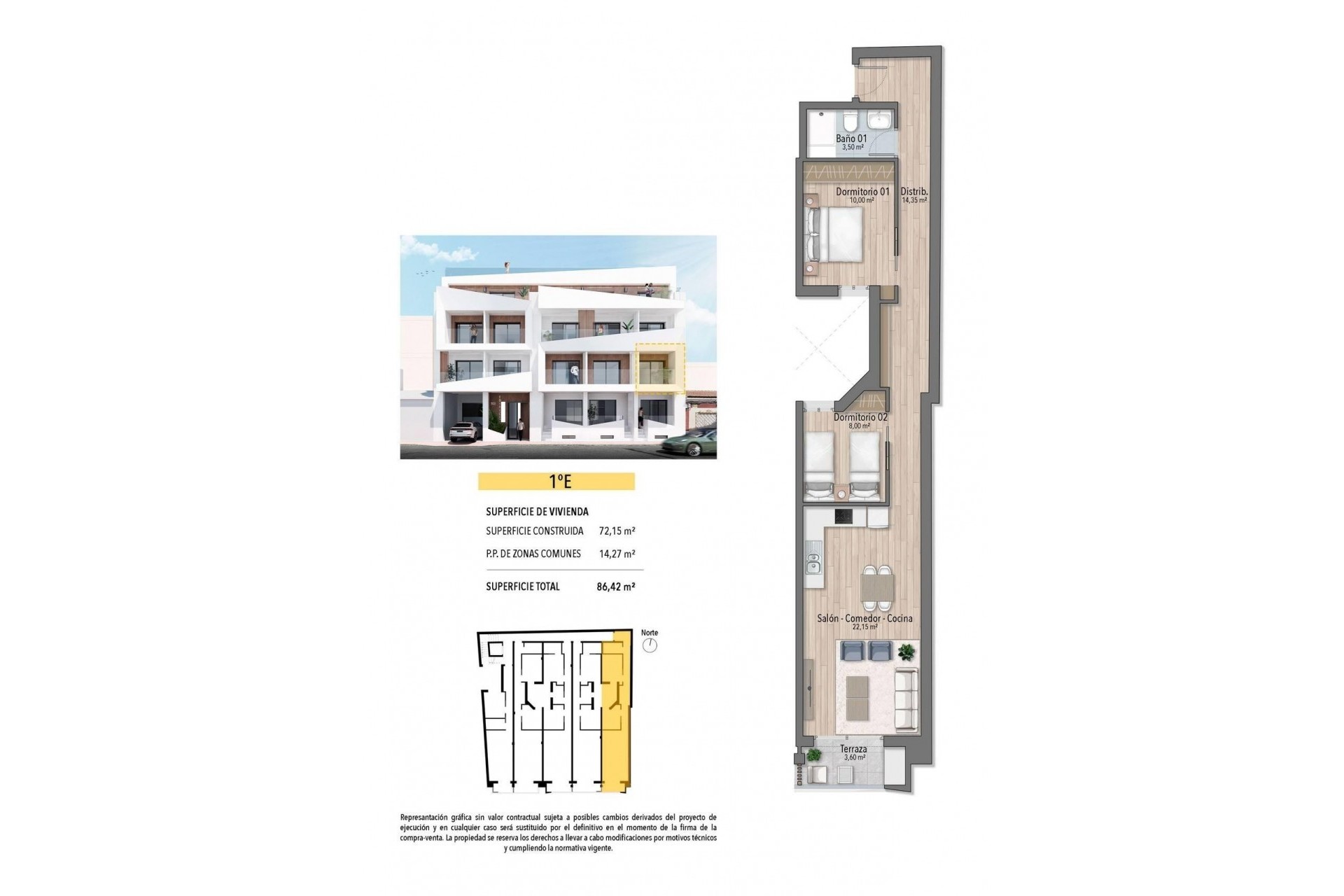 Nybygg - Apartment -
Torrevieja - Playa de El Cura