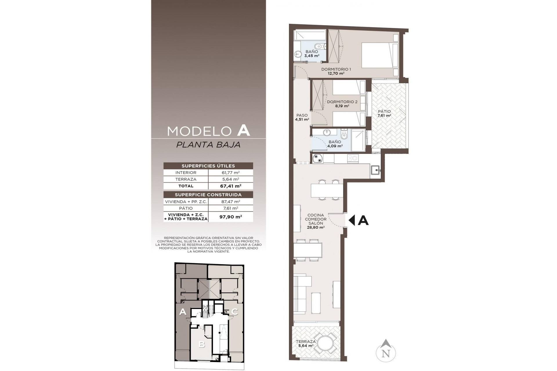 Nybygg - Apartment -
Torrevieja - Playa de El Cura