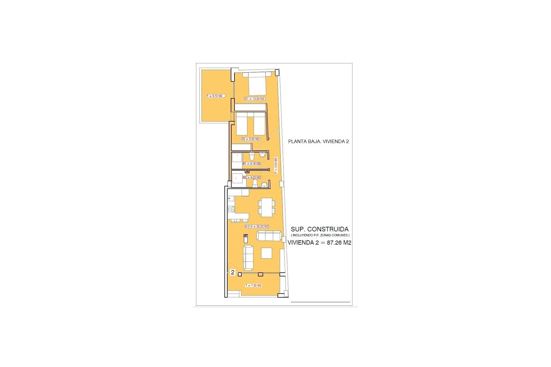 Nybygg - Apartment -
Torrevieja - Playa El Acequión