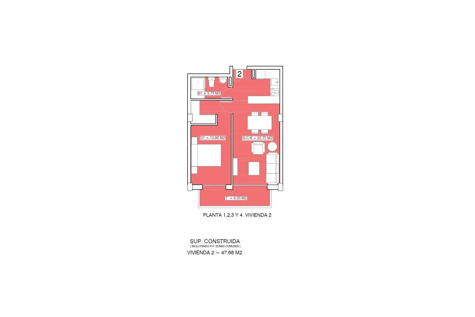 Nybygg - Apartment -
Torrevieja - Playa El Acequión