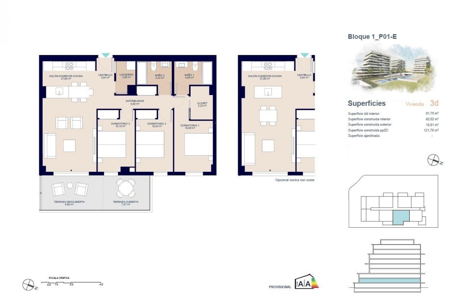 Nybygg - Apartment -
Villajoyosa - Playa del Torres