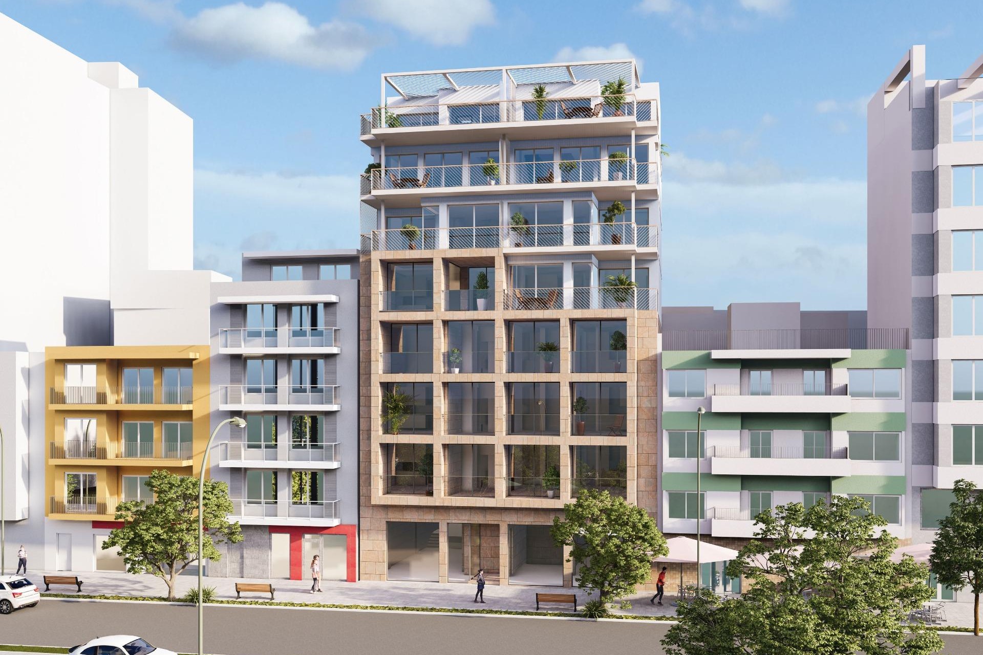 Nybygg - Apartment -
Villajoyosa - Pueblo