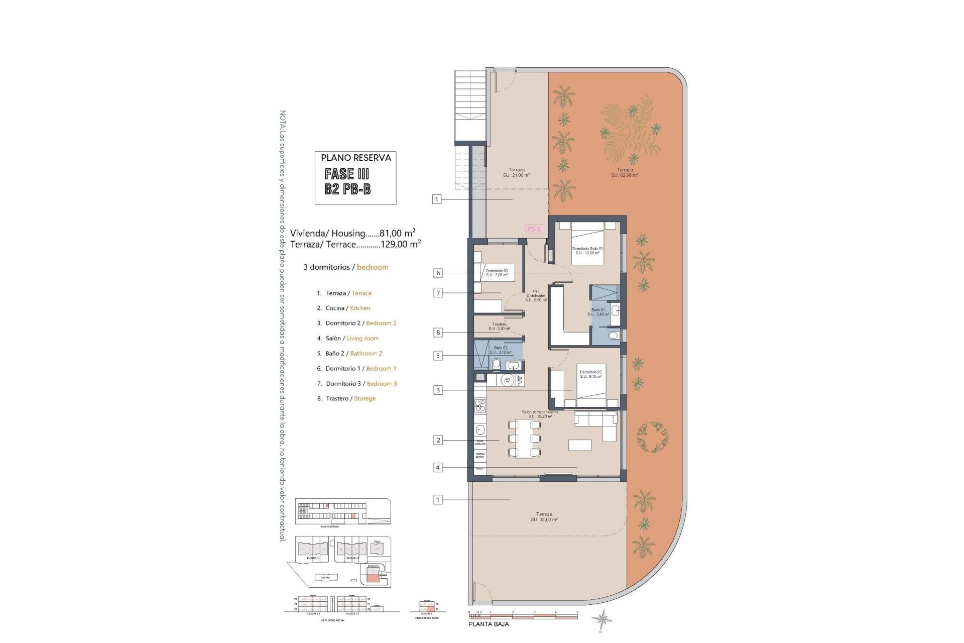Nybygg - Bungalow -
Los Alcazares - La Serena Golf
