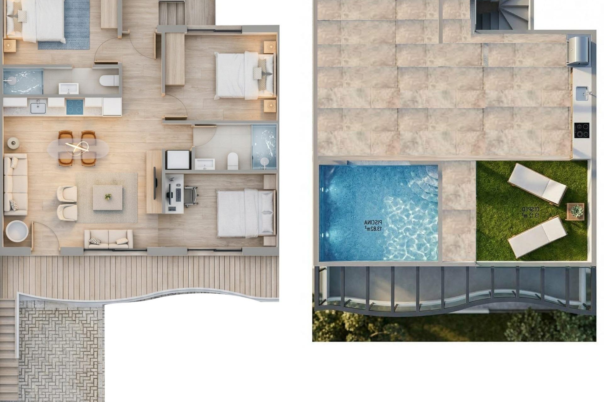 Nybygg - Bungalow -
Pilar de la Horadada - parques de Andromeda