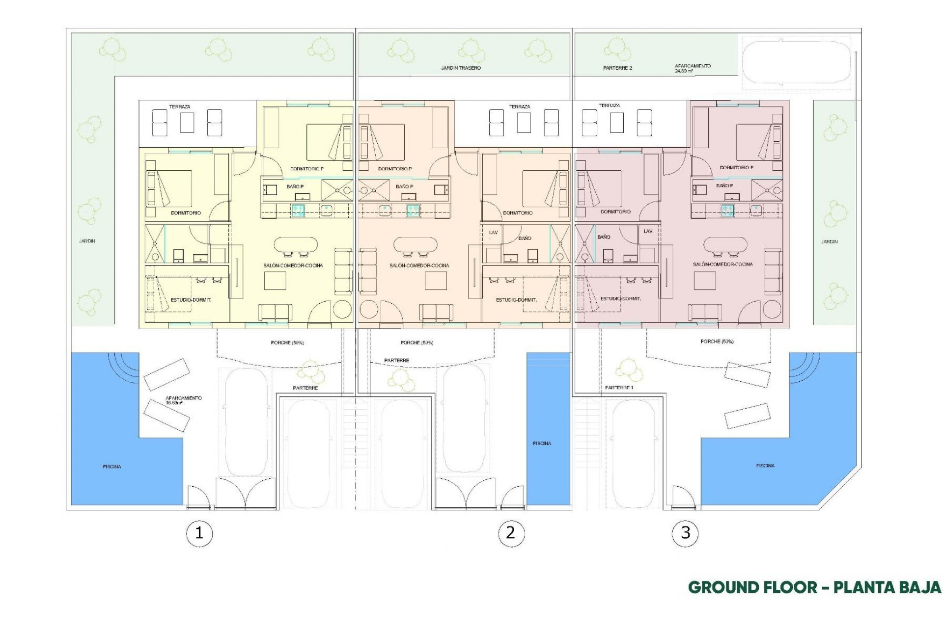 Nybygg - Bungalow -
Pilar de la Horadada - parques de Andromeda