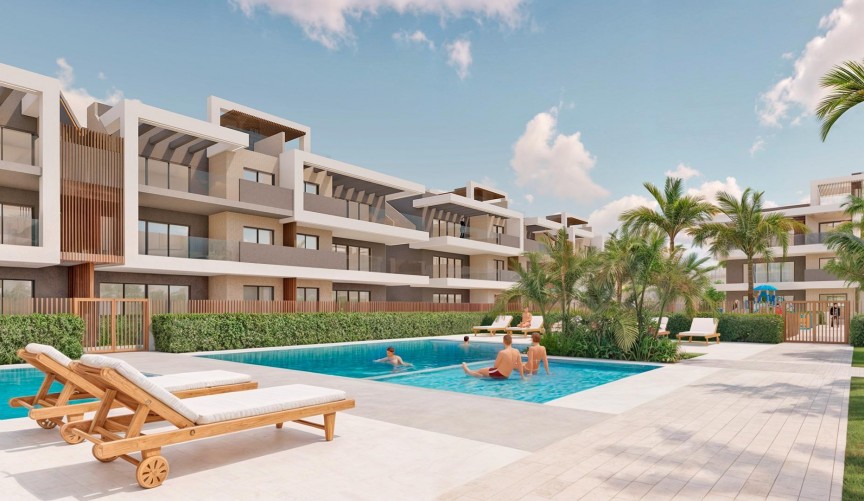 Nybygg - Bungalow -
Pilar de la Horadada - Playa de las Higuericas