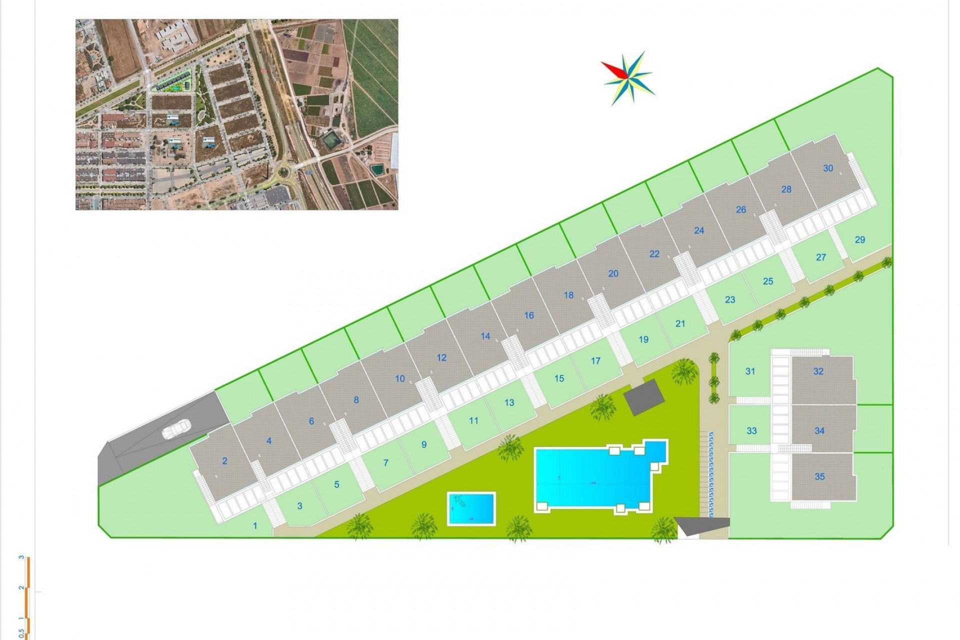 Nybygg - Bungalow -
Pilar de la Horadada - pueblo