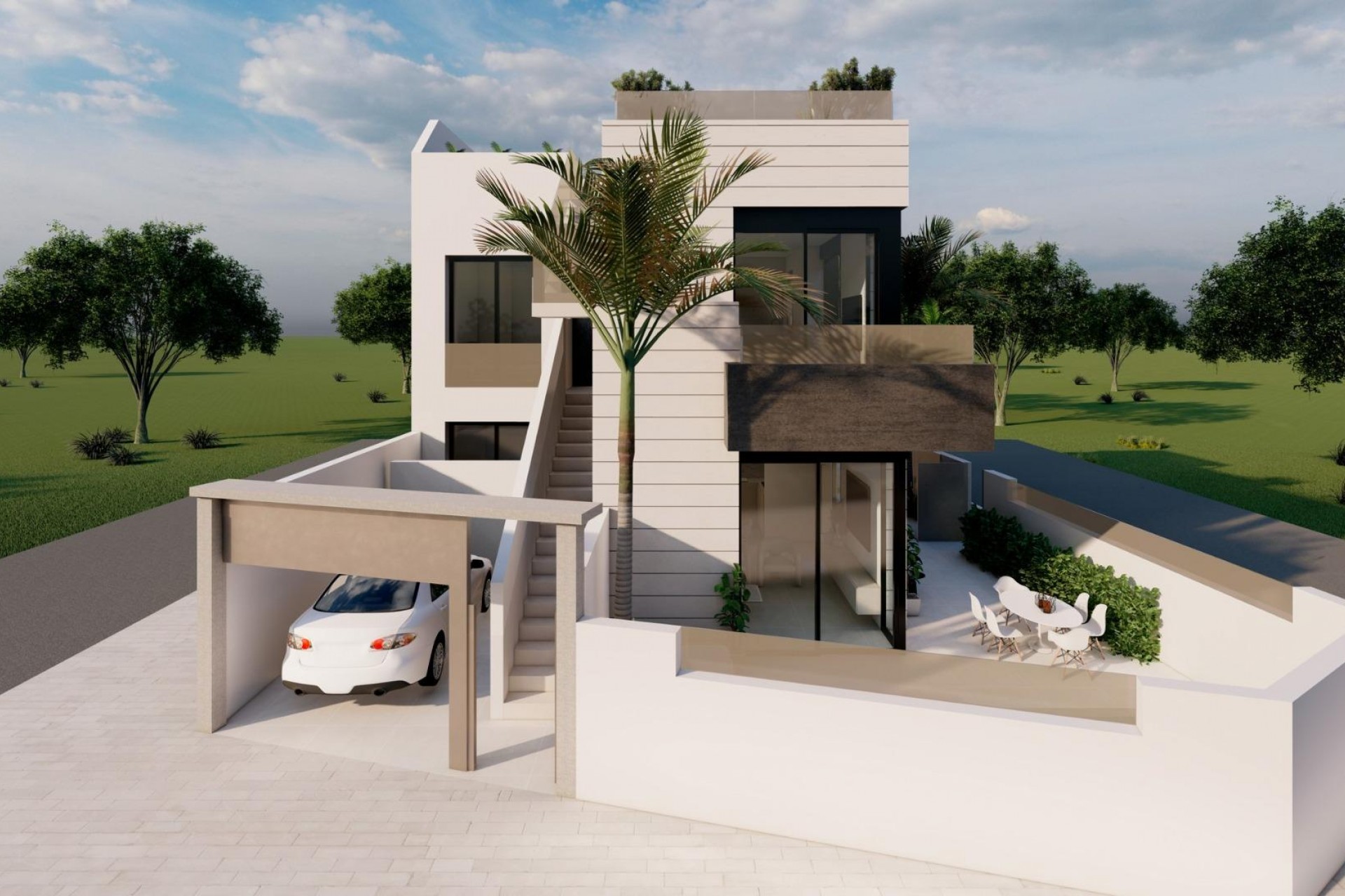 Nybygg - Bungalow -
Pilar de la Horadada - pueblo