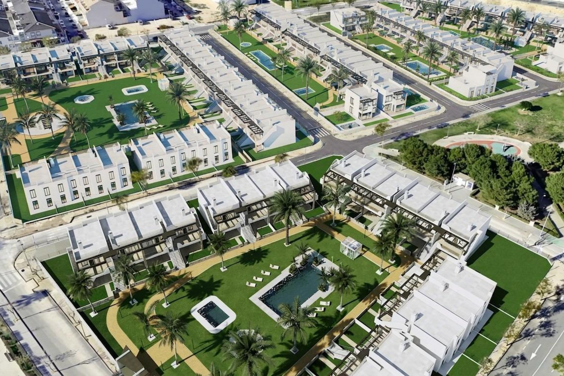 Nybygg - Bungalow -
Pilar de la Horadada - pueblo