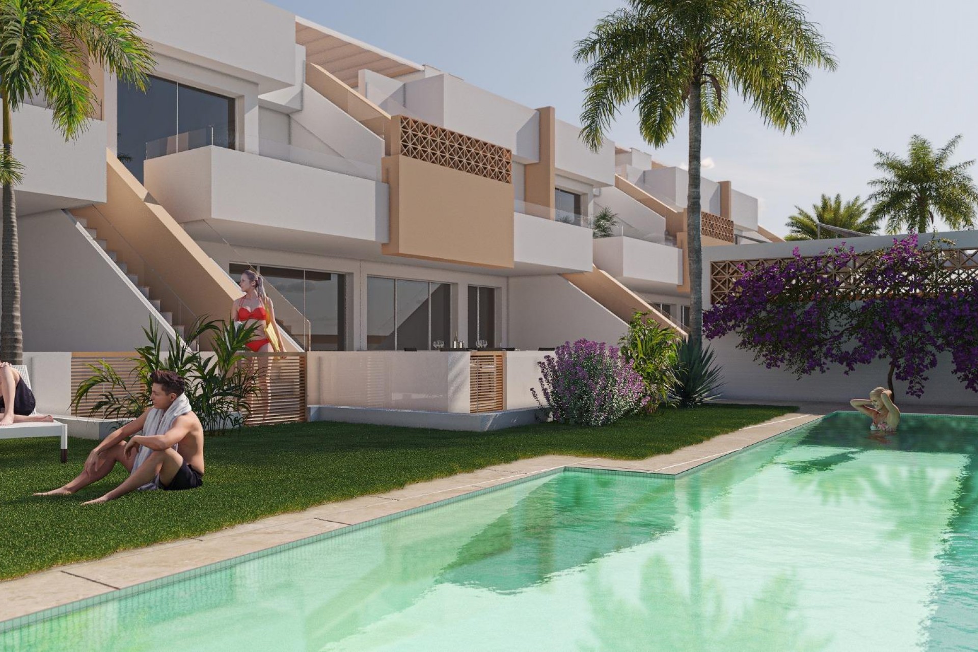 Nybygg - Bungalow -
Pilar de la Horadada - pueblo