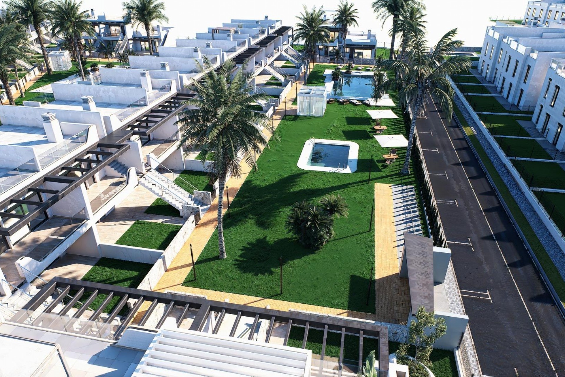 Nybygg - Bungalow -
Pilar de la Horadada - pueblo
