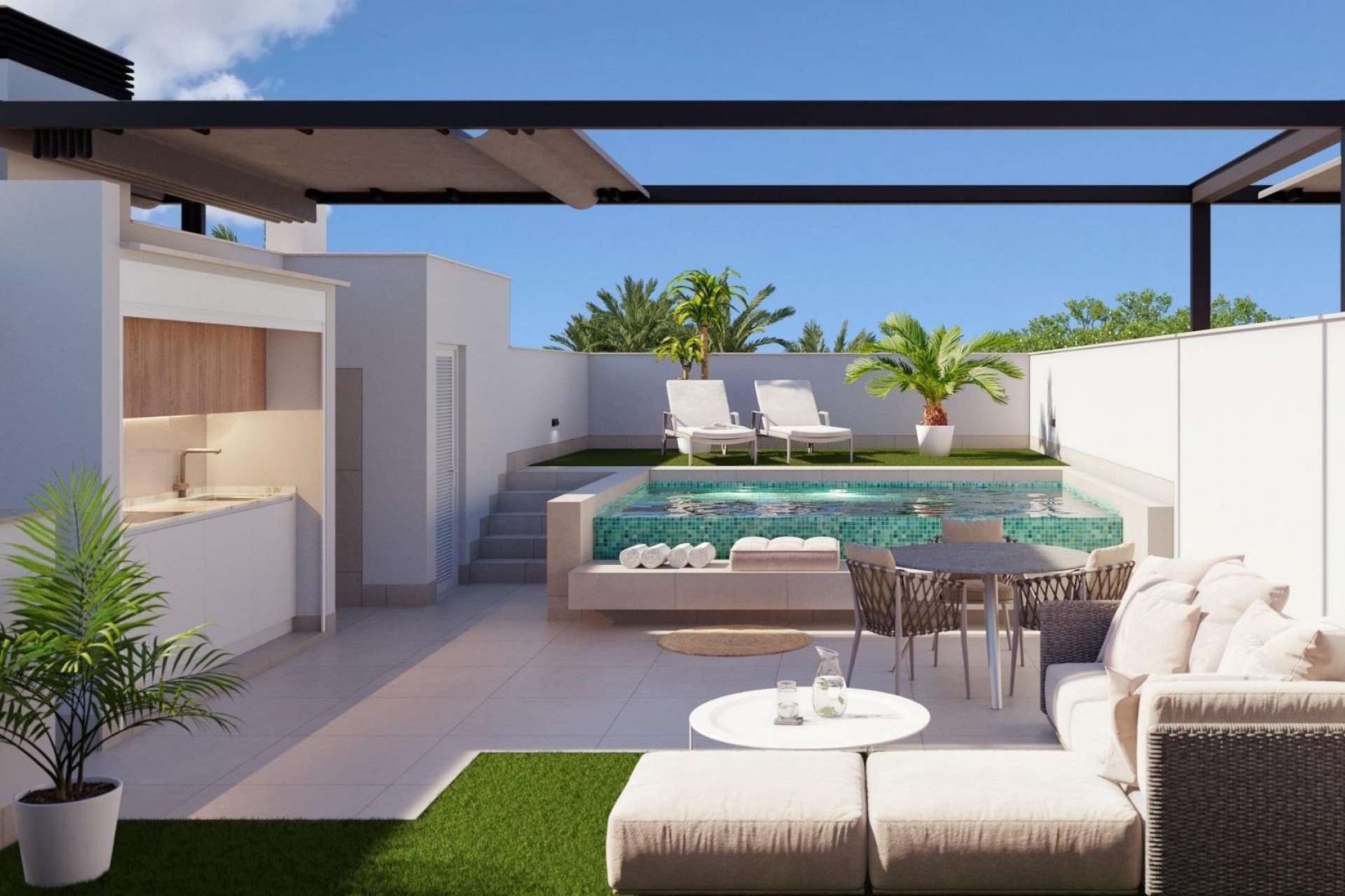 Nybygg - Bungalow -
Pilar de la Horadada - pueblo