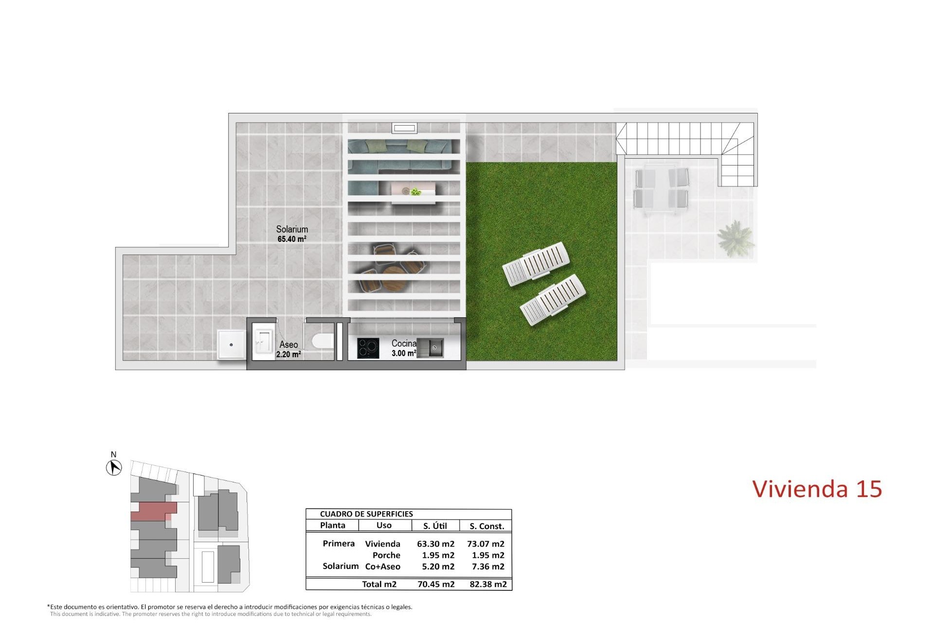 Nybygg - Bungalow -
Pilar de la Horadada - pueblo