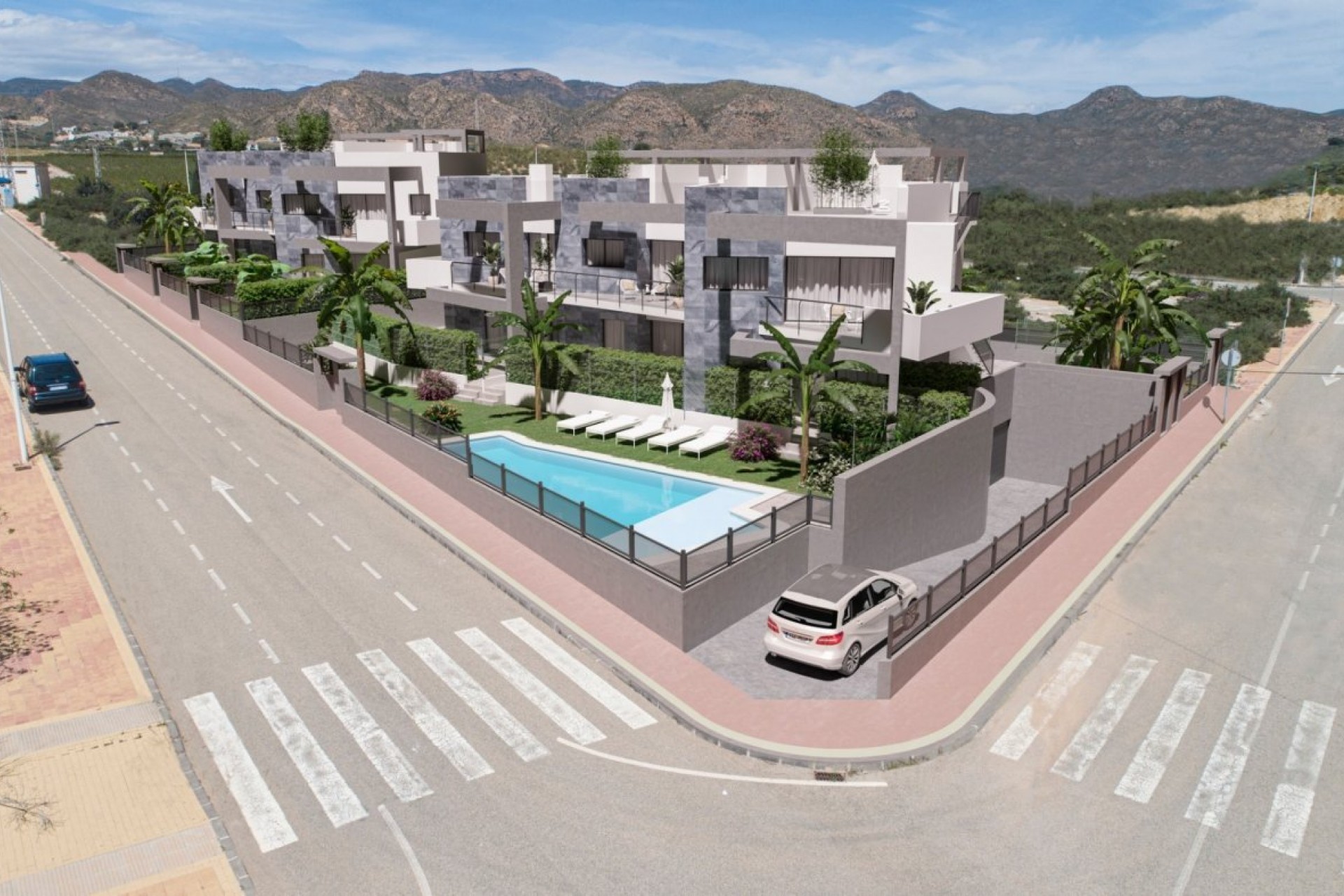 Nybygg - Bungalow -
Puerto de Mazarron - Playa del Alamillo